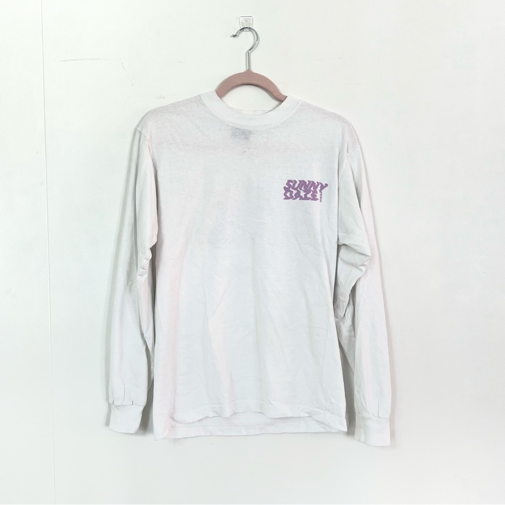 Sunny Daze White Long Sleeve Tee Shirt